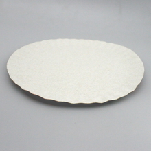 Тарелка бумажная белая  230 мм