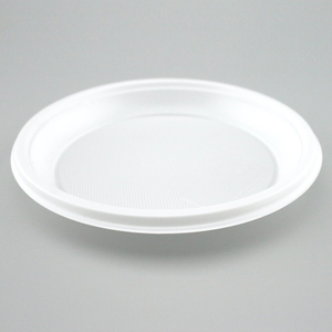 Тарелка десертная 170 мм пластиковая белая Диапазон