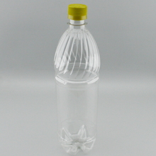 Бутылка ПЭТ 1 литр прозрачная с крышкой 