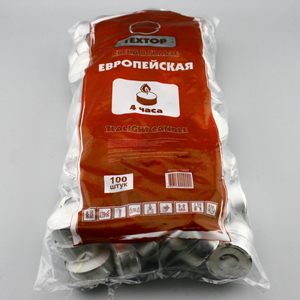 Свеча в гильзе чайная "Европейская" 4 часа 